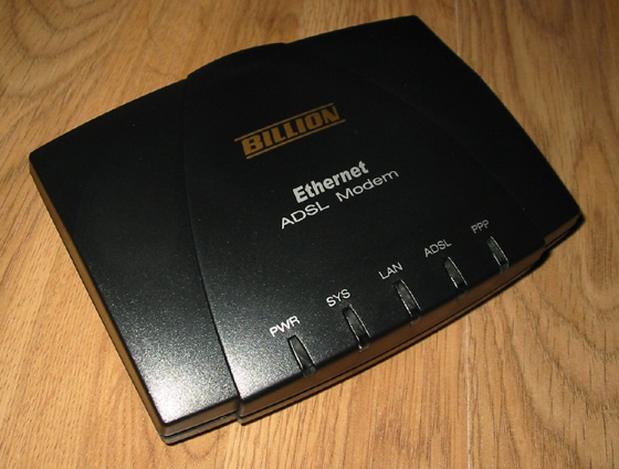 adsl modem icon. a built in ADSL modem and