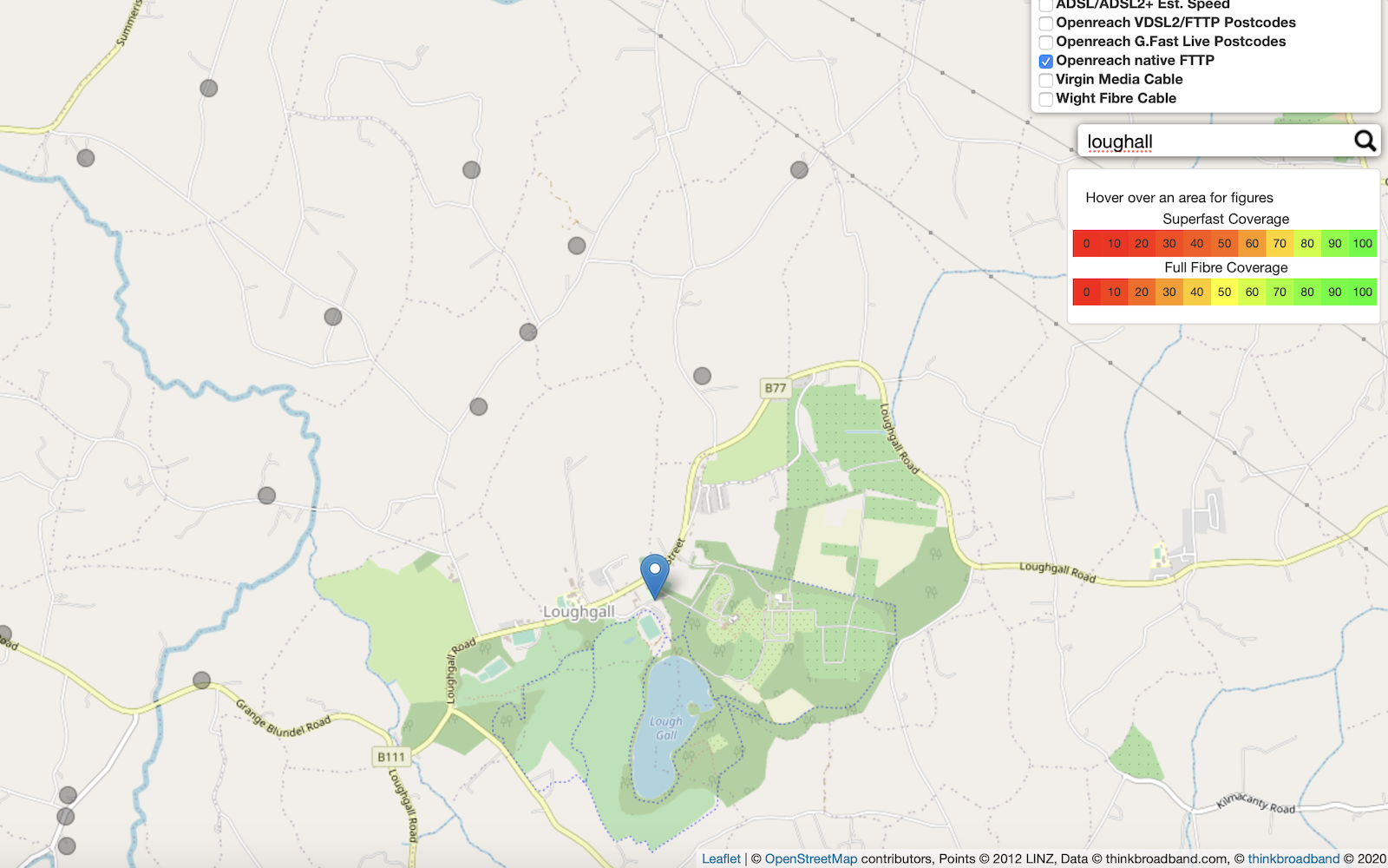 Community Fibre Coverage Map Small Community Fibre Project In Northern Ireland Brings Fttp To 90  Properties | Thinkbroadband