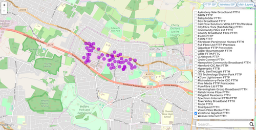 CityFibre full fibre footprint in Southend January 2020