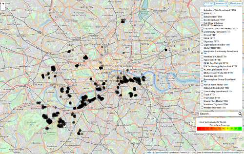 Community Fibre Coverage Map Latest Footprint For Community Fibre On Our Maps | Thinkbroadband