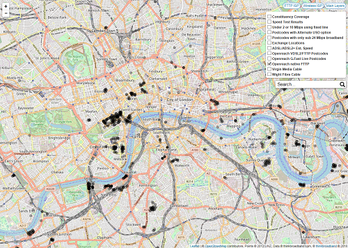 Openreach native GEA-FTTP postcodes in Central London
