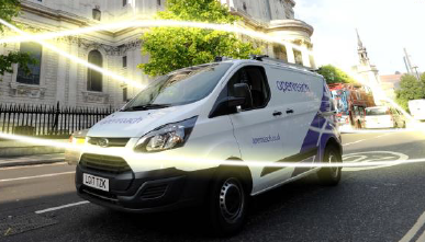 Openreach Branding on Van