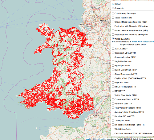 Welsh NGA Consultation White Postcodes
