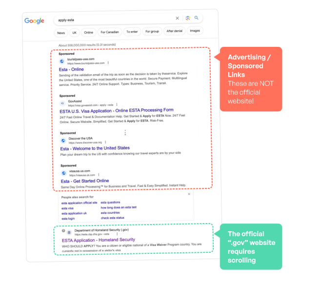 Search Engine Ads - Desktop