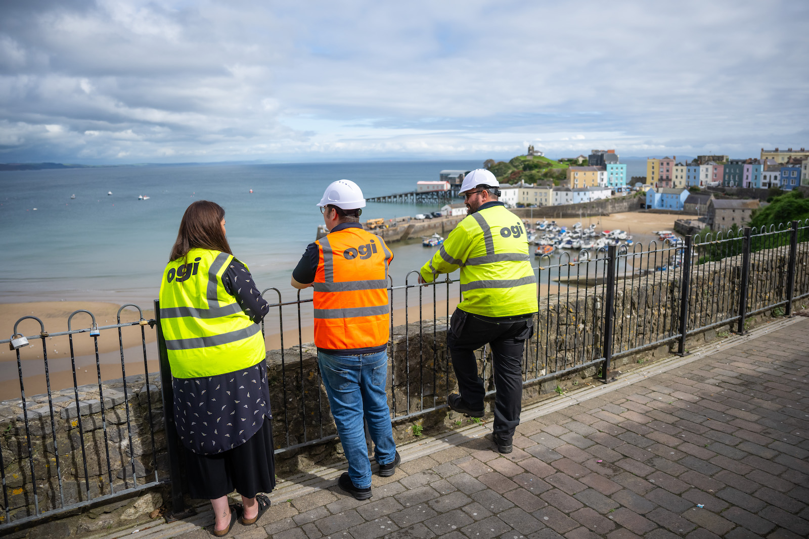 Ogi staff in Tenby, October 2023