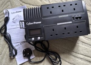 Cyberpower 700VA UPS along with leads supplied in box