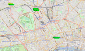 Map of InLinkUK Wi-Fi kiosks in London