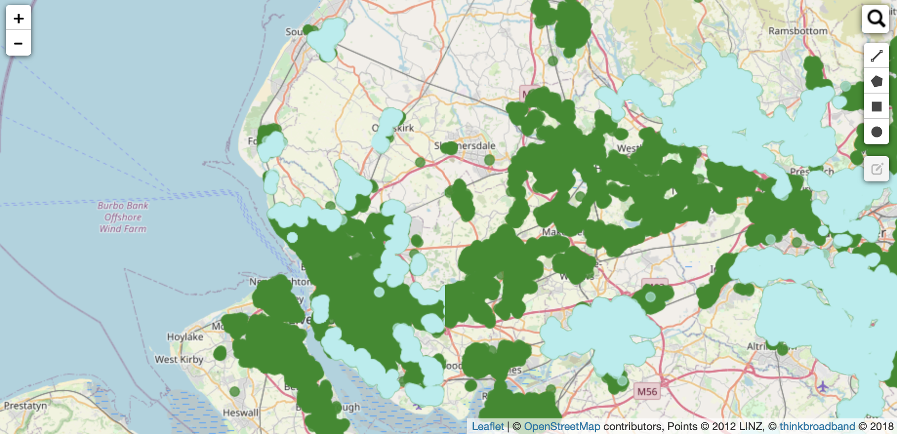 Virgin Media Gig1 availability in Liverpool