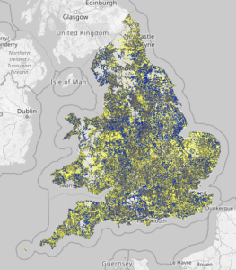 England and Wales with OMR status of 30 million addresses