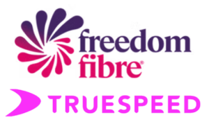 Freedom Fibre TrueSpeed Combined Logo