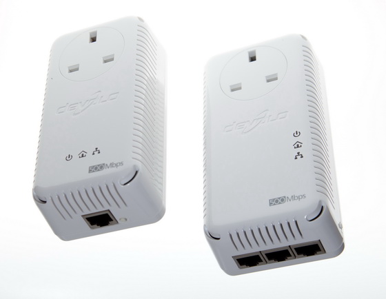 Devolo 9091 dLAN 500 WiFi, Prise Réseau CPL WiFi, Augmentez votre Portée  WiFi (500 Mbit/s, 3x Adaptateurs, 2x Ports Fast Ethernet, Amplificateur  WiFi