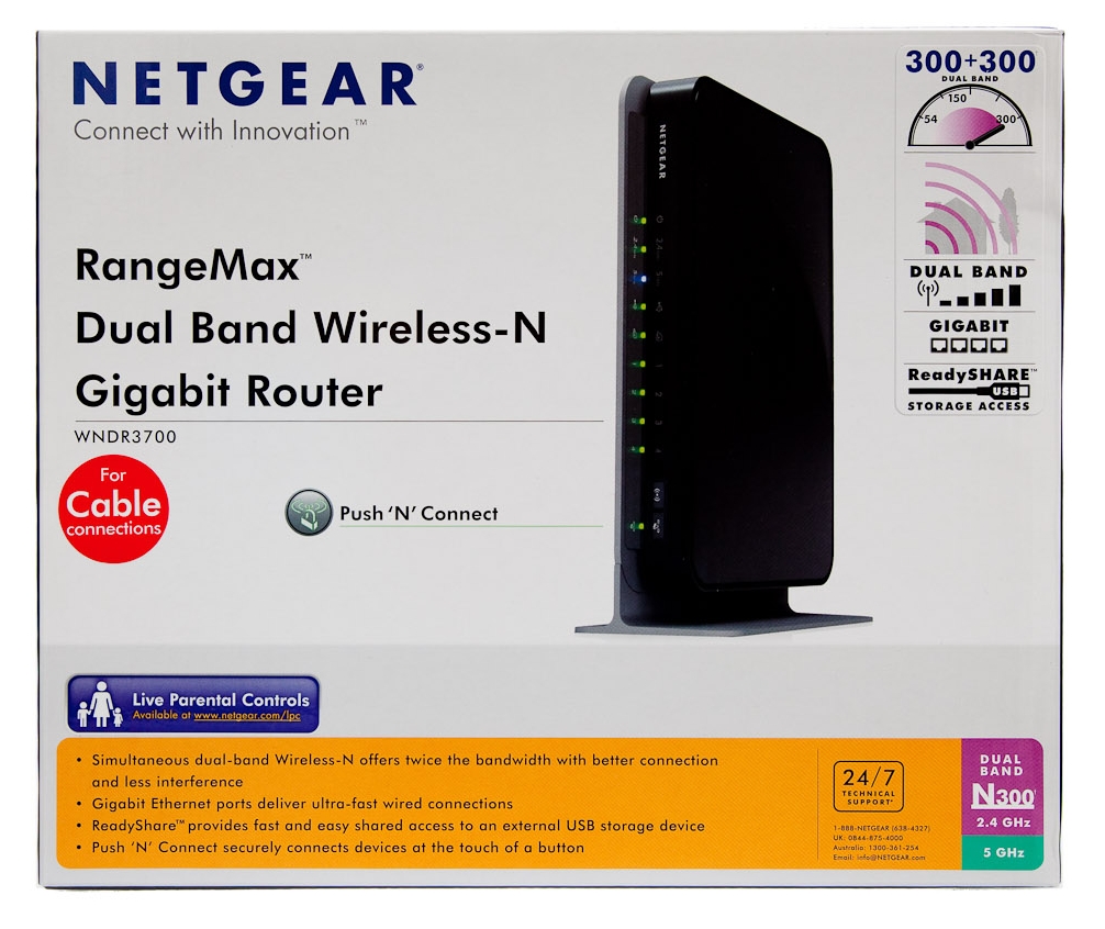brandwond Bloeden sympathie Netgear WNDR3700 Dual Band Wireless-N Gigabit Router | thinkbroadband